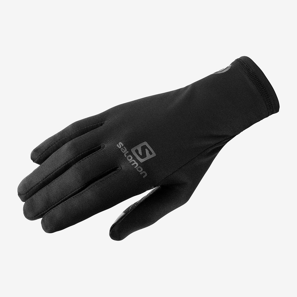 SALOMON NSO PRO U Philippines - Men's Gloves - Black | 472983-QGR